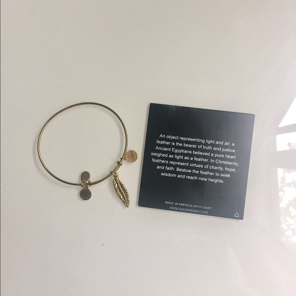 🔺SOLD🔺Alex and Ani 'feather' bangle - Picture 2 of 3
